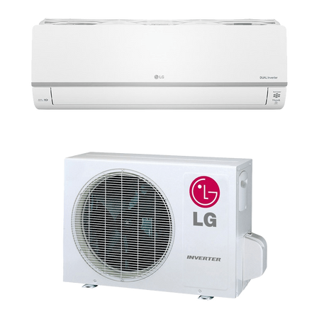 LG Silence Plus PC12SK oldalfali mono split klíma 3.5 kW