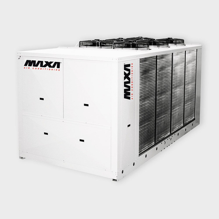 MAXA HWA-A/FC 08395 kültéri kompakt léghűtéses (free cooling) hidroblokkos folyadékhűtő 401 kW