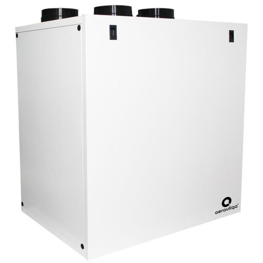 Aerauliqa QR590E központi hővisszanyerős szellőztető entalpia hőcserélővel